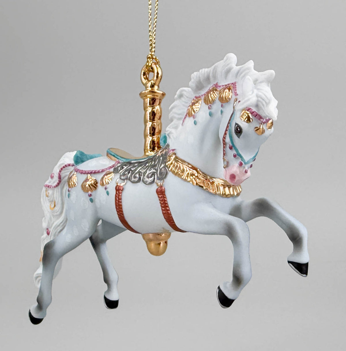 2006 Holiday Carousel Ornament ~ Neptune - PORCELAIN