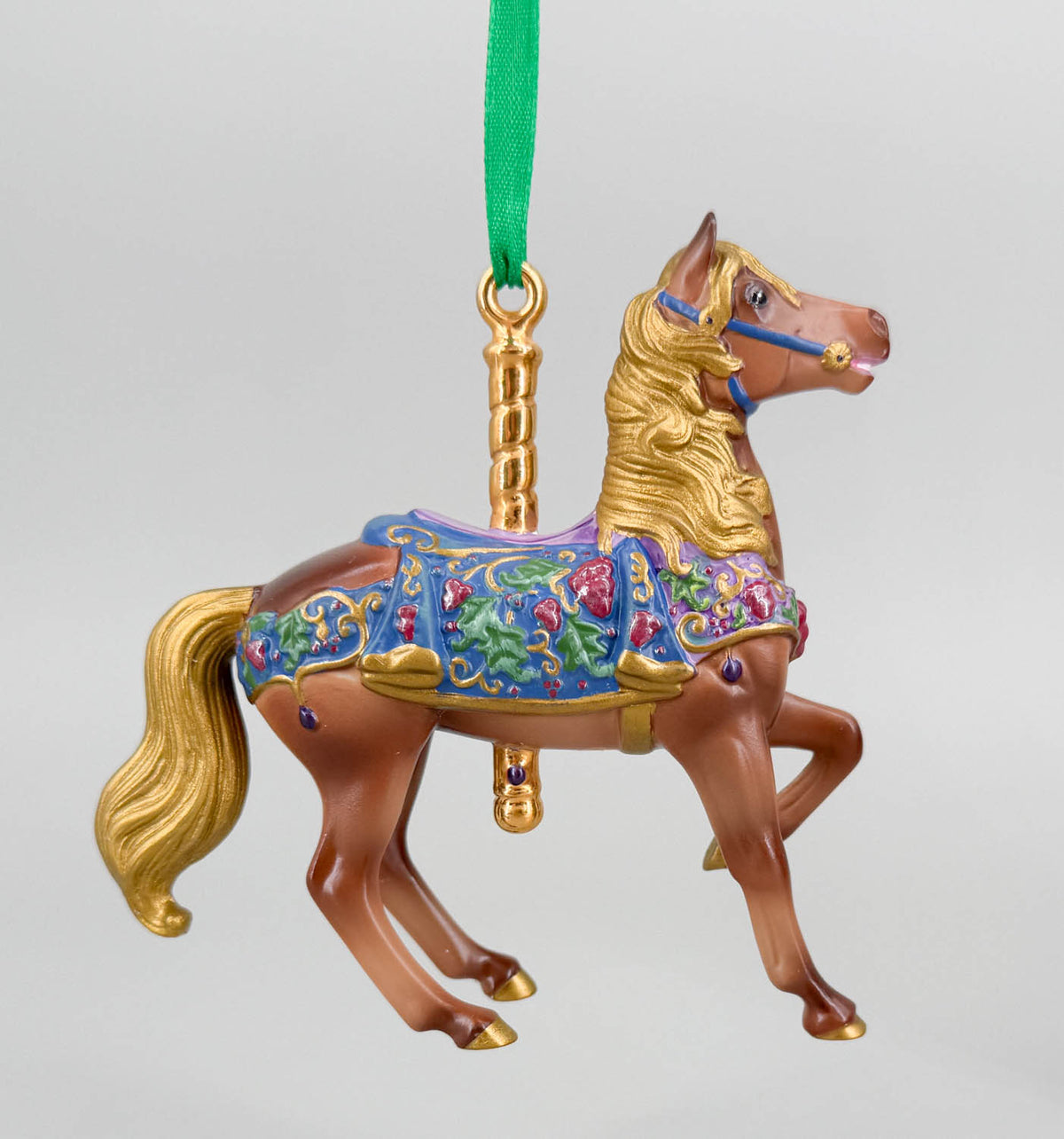 2009 Holiday Carousel Ornament ~ Renaissance Stander - PORCELAIN