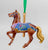 2009 Holiday Carousel Ornament ~ Renaissance Stander - PORCELAIN