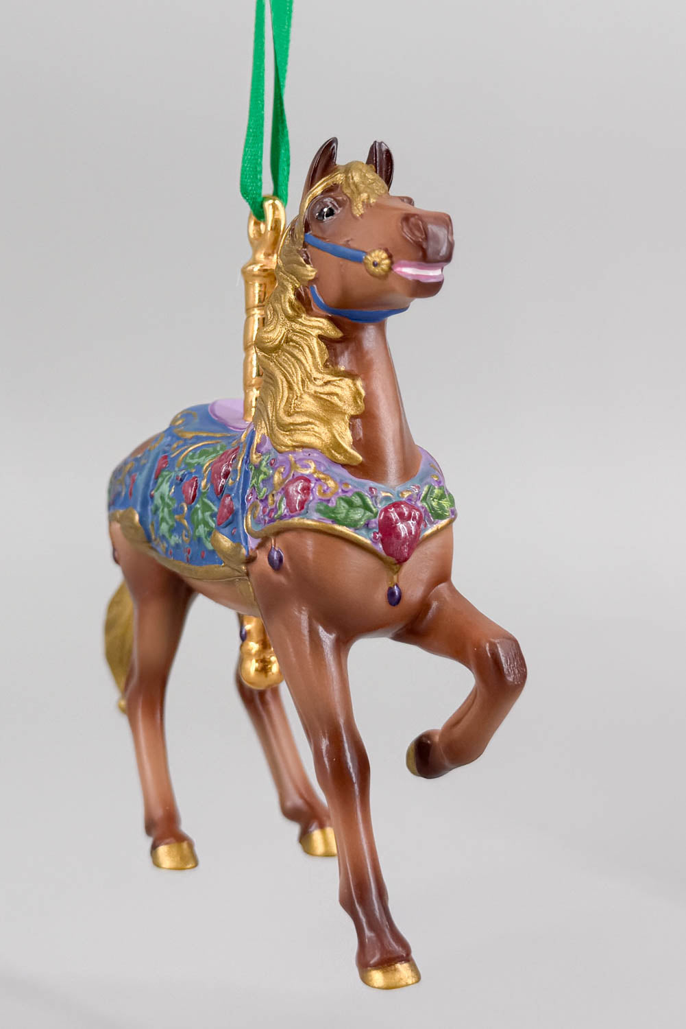 2009 Holiday Carousel Ornament ~ Renaissance Stander - PORCELAIN