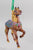 2009 Holiday Carousel Ornament ~ Renaissance Stander - PORCELAIN