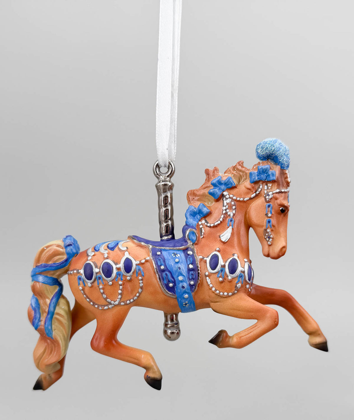 2010 Holiday Carousel Ornament ~ Noble Gem Prancer - PORCELAIN
