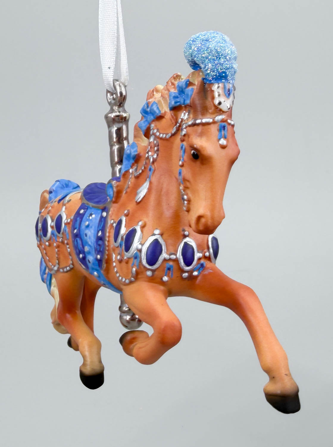2010 Holiday Carousel Ornament ~ Noble Gem Prancer - PORCELAIN