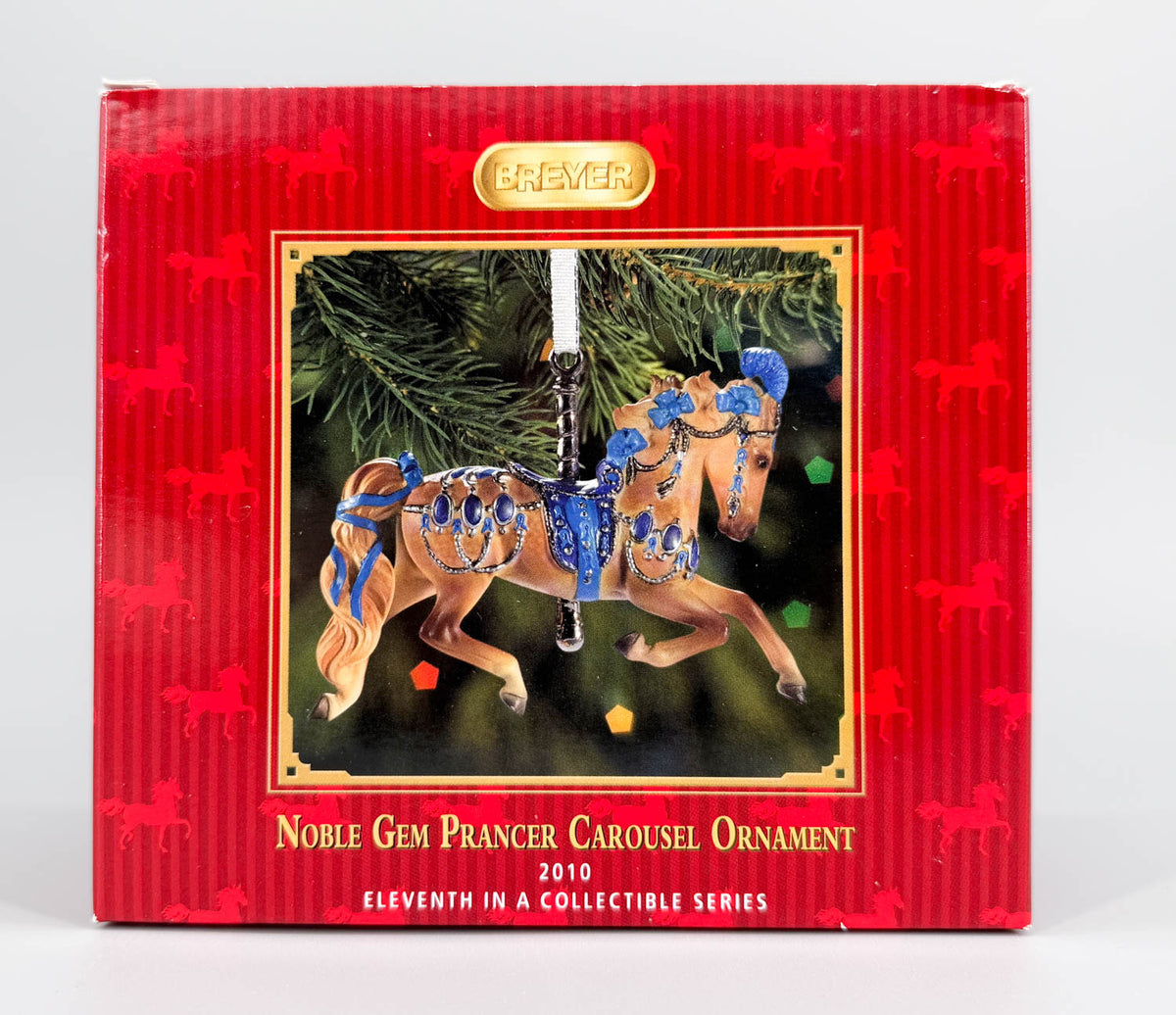 2010 Holiday Carousel Ornament ~ Noble Gem Prancer - PORCELAIN