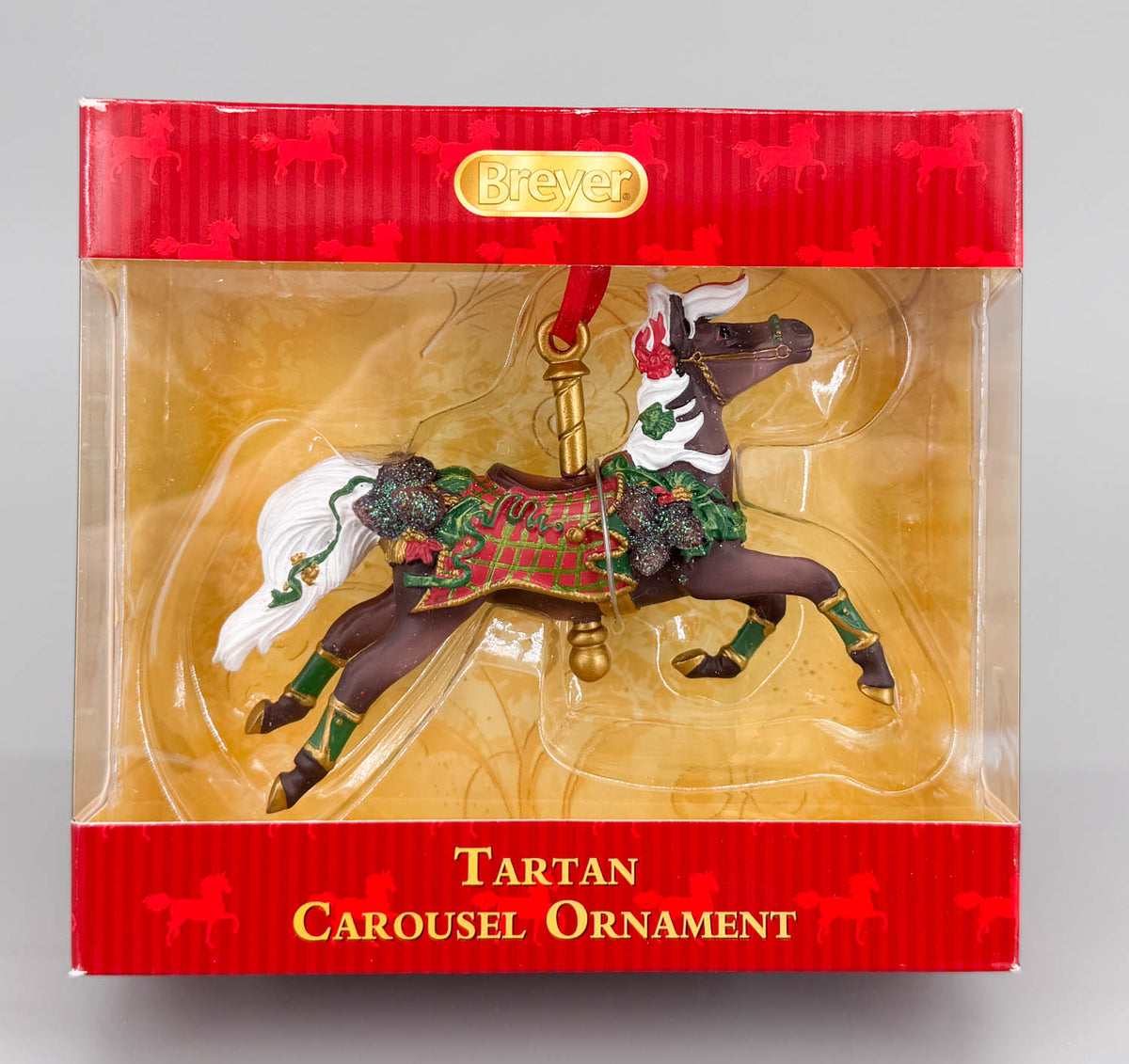 2016 Holiday Carousel Ornament ~ Tartan