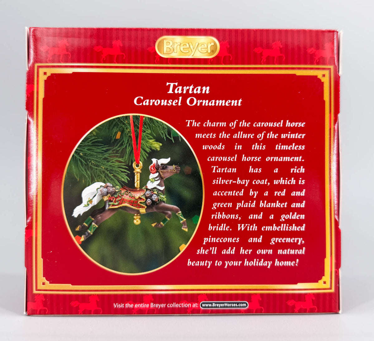 2016 Holiday Carousel Ornament ~ Tartan