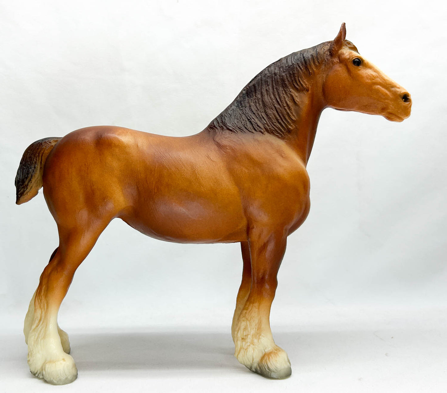 Clydesdale Mare and Foal w/ Original (Velcro closure) Blankets - B stamp Models