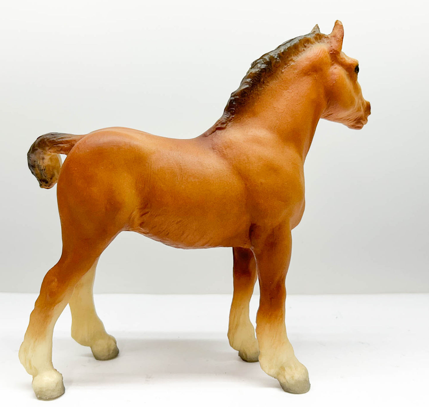 Clydesdale Mare and Foal w/ Original (Velcro closure) Blankets - B stamp Models