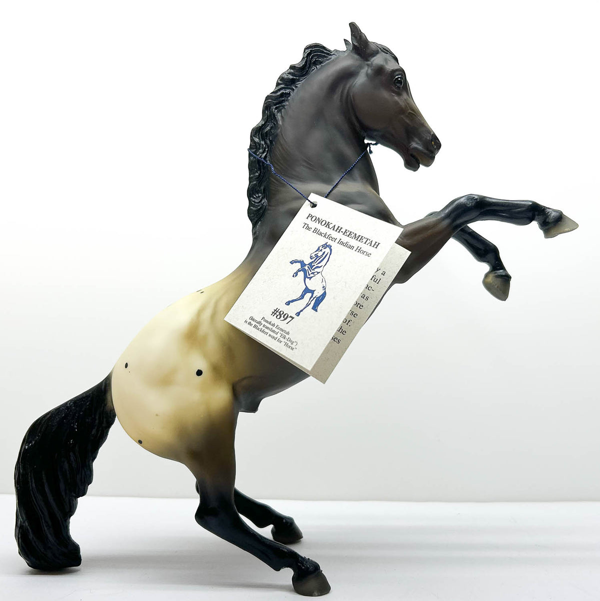 Fighting Stallion ~ Ponokah Eemetah (Rainbow & Dandelion Fluff Warpaint)