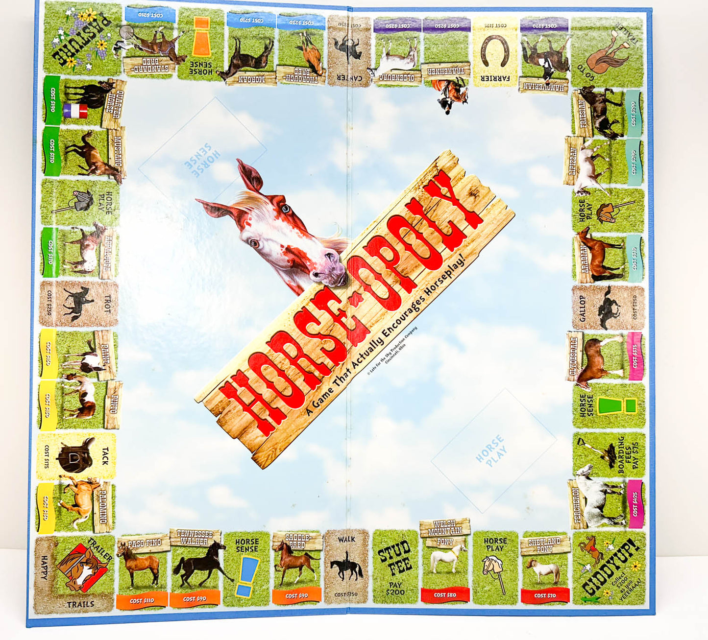 Horse-Opoly Game with Original Box