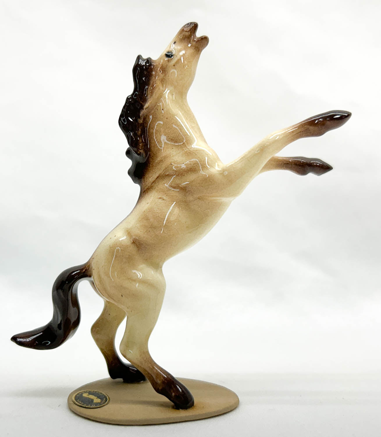 Hagen-Renaker - Rearing Mustang, Dun - Jamboree SR - Only 200 Made