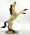 Hagen-Renaker - Rearing Mustang, Dun - Jamboree SR - Only 200 Made