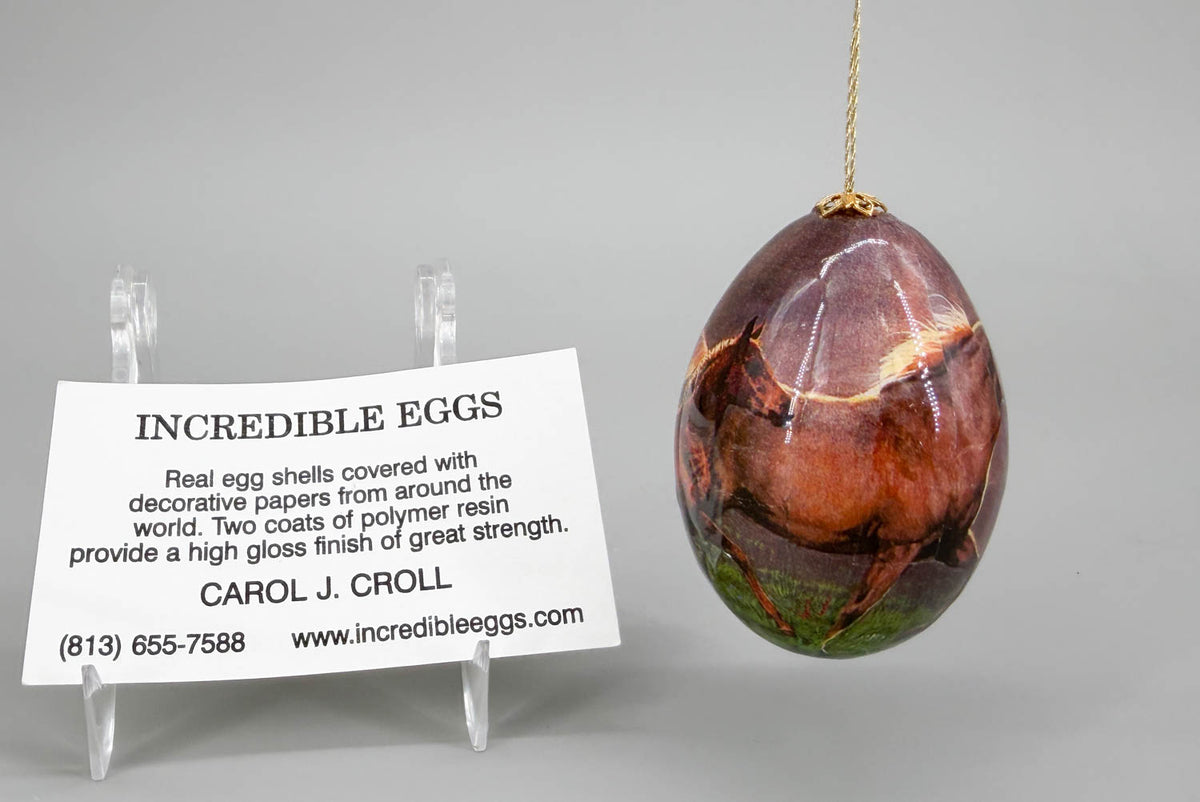 Arabian Egg Ornament - Artist Made