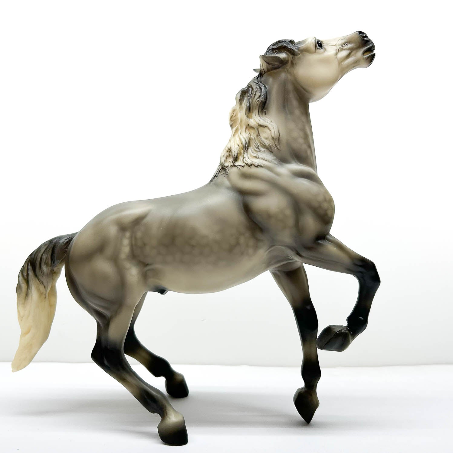 Semi-Rearing Mustang, Dapple Grey - Fun Foals Treasure Hunt