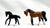 Arabian Mare and Foal Set - Creata (pre-Mini Whinnies)