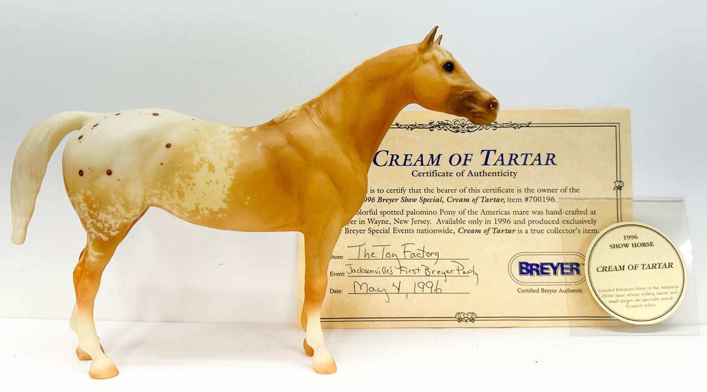 Pony of the Americas ~ Cream of Tartar w/ COA