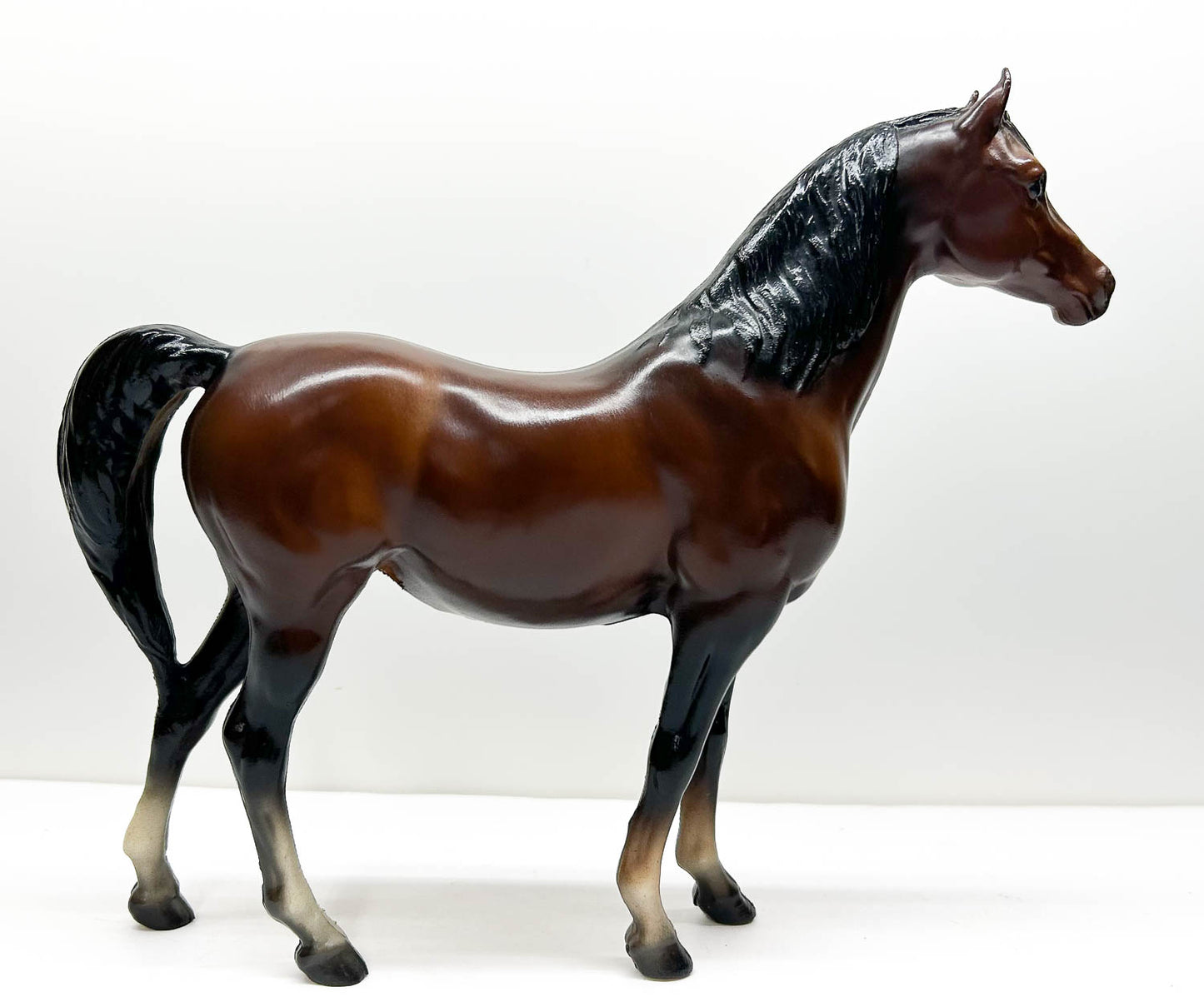 Proud Arabian Mare, Mahogany Bay - 4-Sock Version, Semi-Gloss