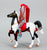 2007 Holiday Retro Western Horse Ornament ~ Fury and Chief