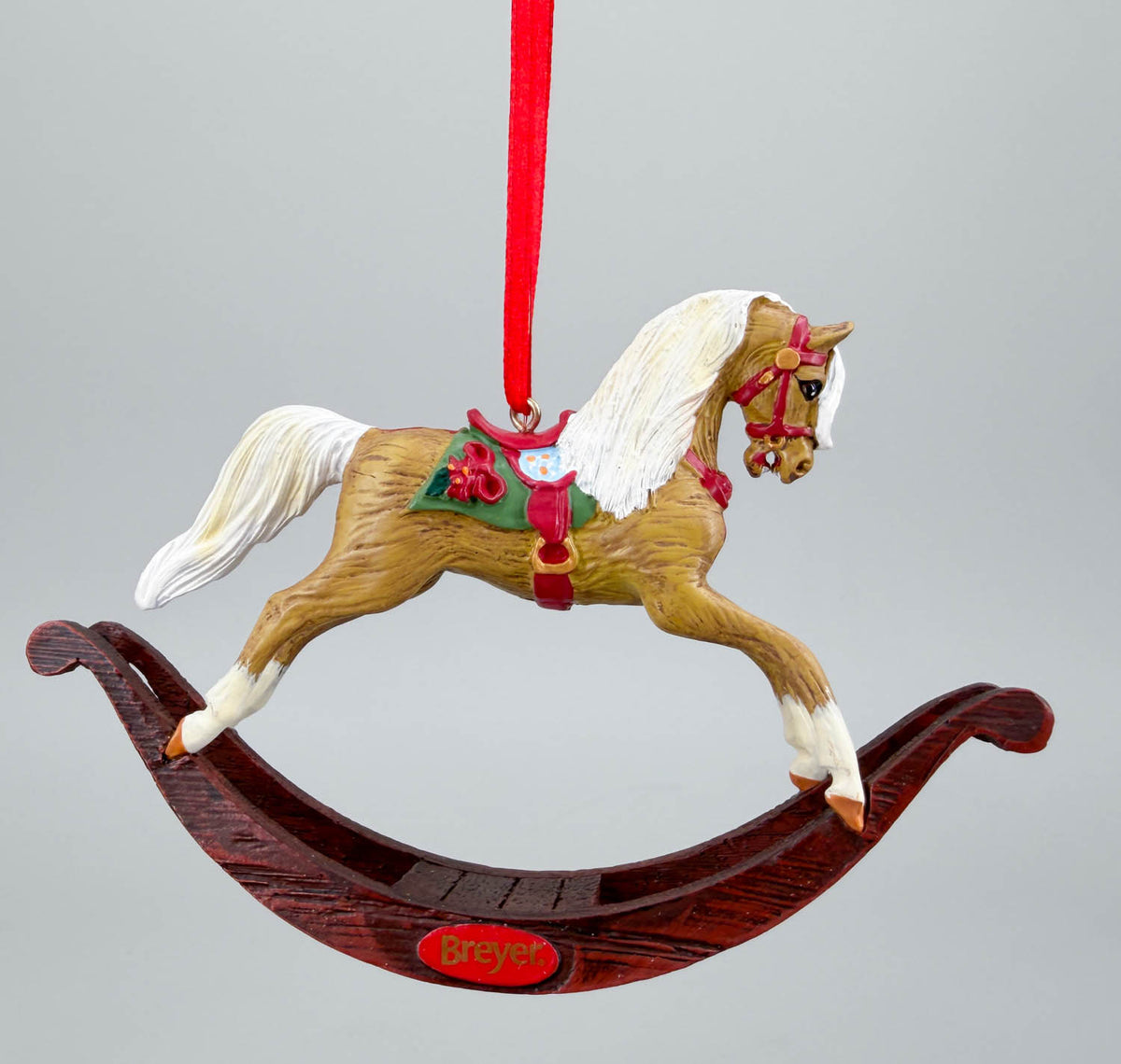 2014 Holiday Rocking Horse Ornament ~ Eggnog