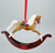 2014 Holiday Rocking Horse Ornament ~ Eggnog