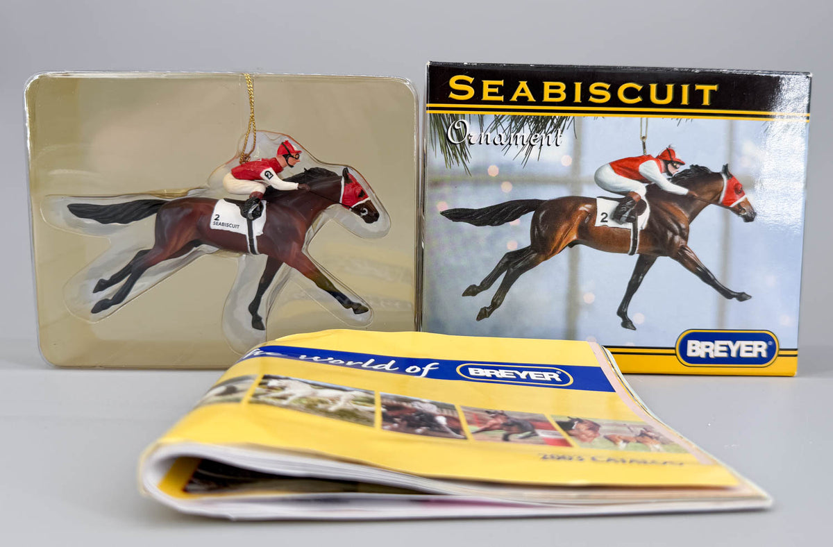 2003 Holiday Triple Crown Winners Ornament ~ Seabiscuit