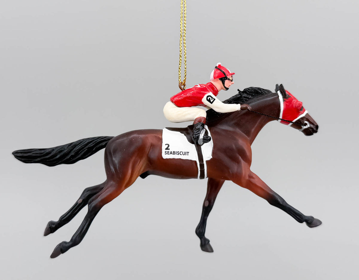 2003 Holiday Triple Crown Winners Ornament ~ Seabiscuit