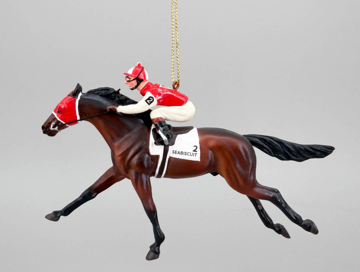 2003 Holiday Triple Crown Winners Ornament ~ Seabiscuit