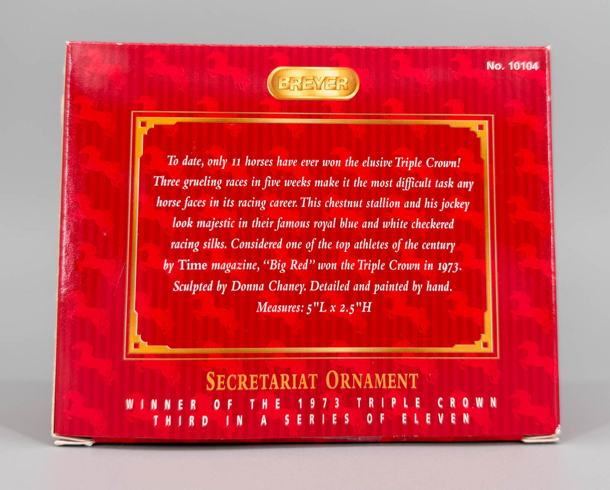 2004 Holiday Triple Crown Winners Ornament ~ Secretariat
