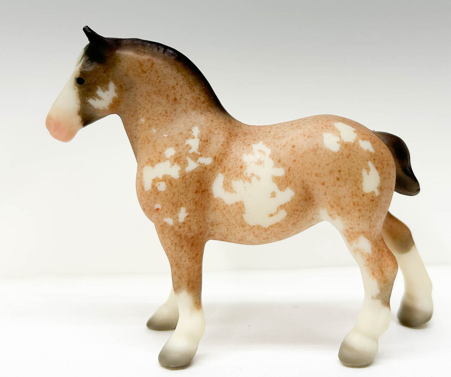 G1 Draft Horse, Red Roan Pinto - JC Penney SR