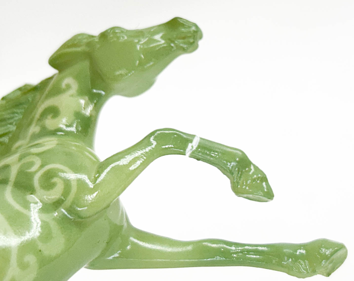 Mustang, Jade Green with Flourish Design - Breyerfest SR (Body)