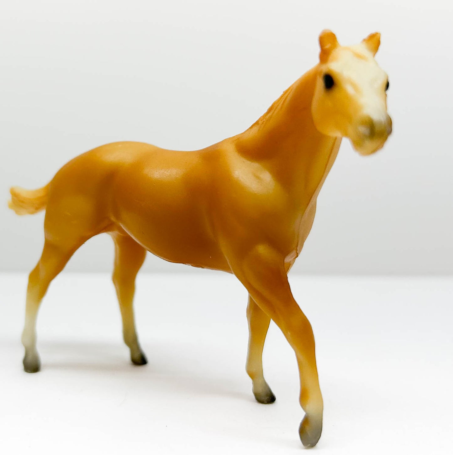 Quarter Horse Stallion, Palomino - Bald Face Version