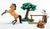 Rearing Arabian, Buckskin - Spirit: Stallion of the Cimarron Playset