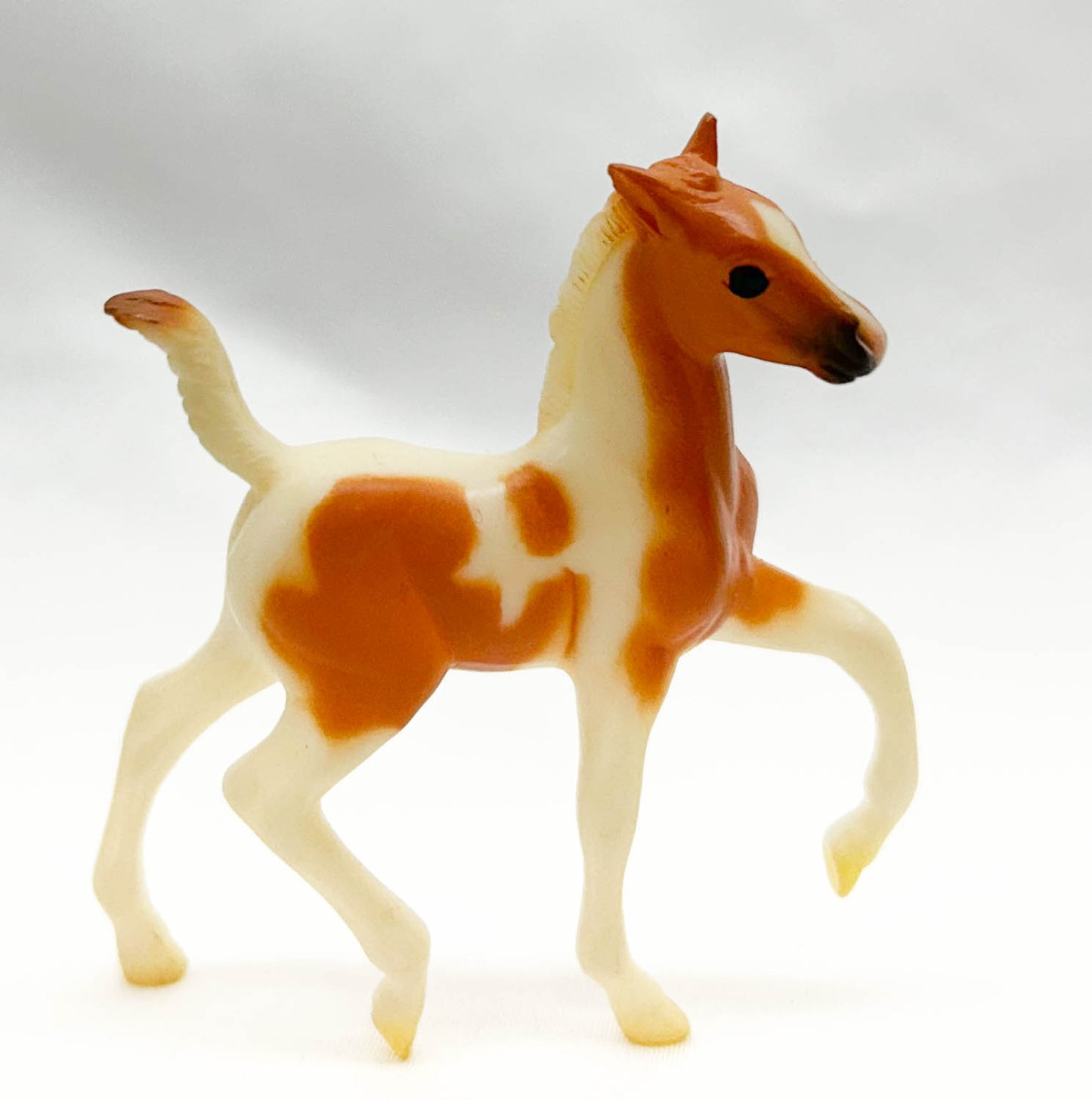 Trotting Foal, Chestnut Pinto