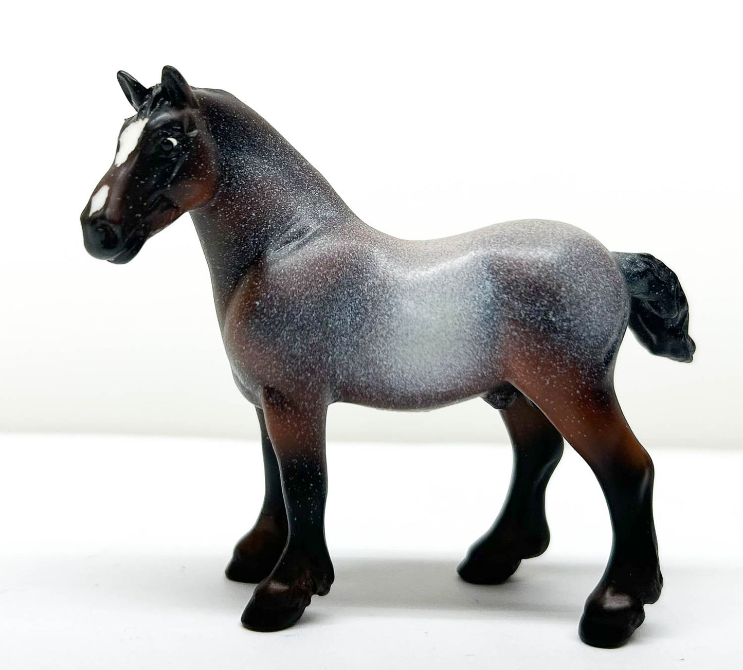 Vaulting Draft Horse, Bay Roan - WEG SR