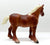 Vaulting Draft Horse, Chestnut
