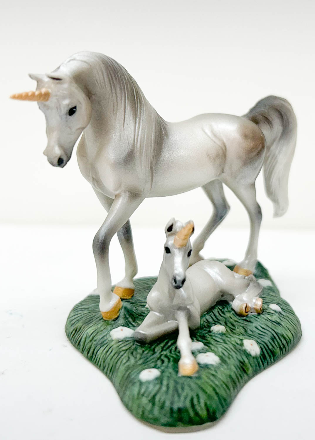 Walking Arabian and Lying Foal ~ Isabel & Chloe - BF Porcelain