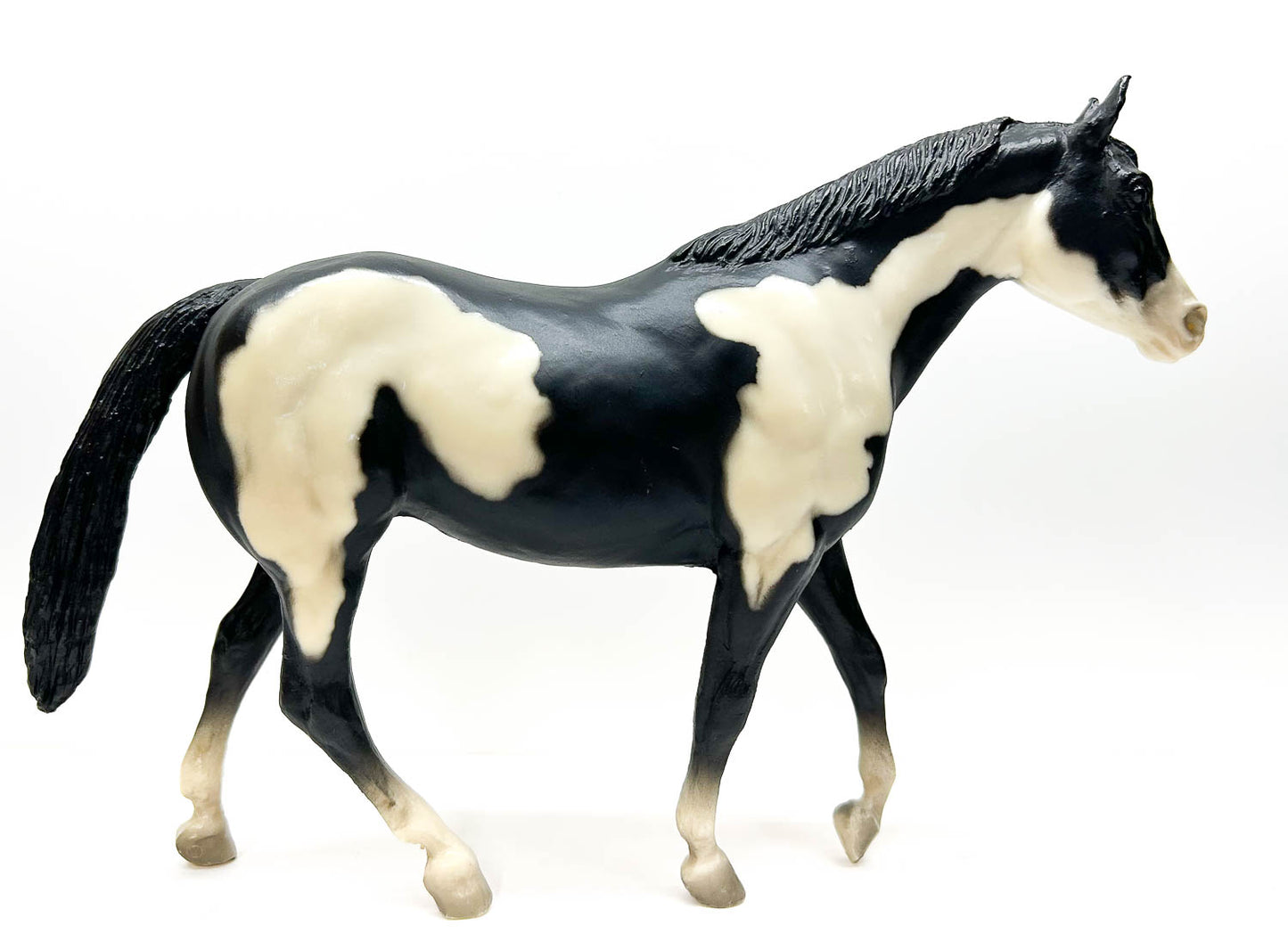 Stock Horse Mare, Black Pinto - JC Penney SR