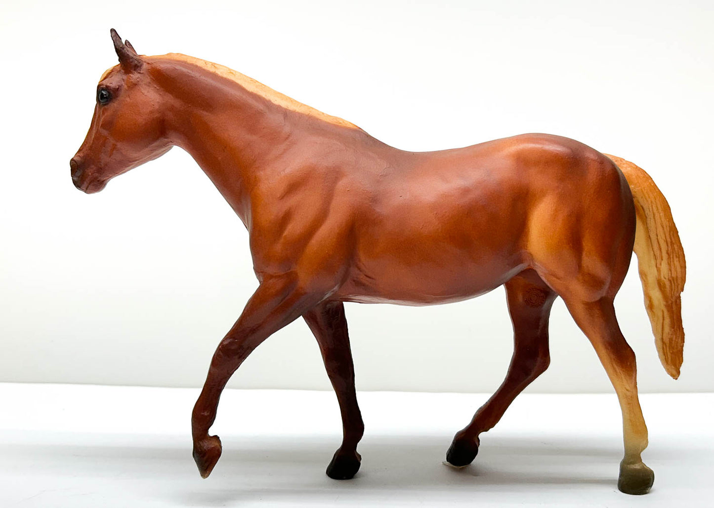 Stock Horse Mare, Chestnut - Early Raised Leg Version