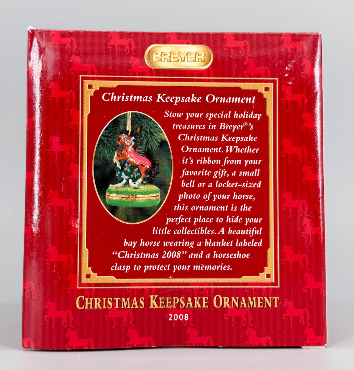 2008 Holiday Christmas Keepsake Ornament - PORCELAIN - 1st in the Series