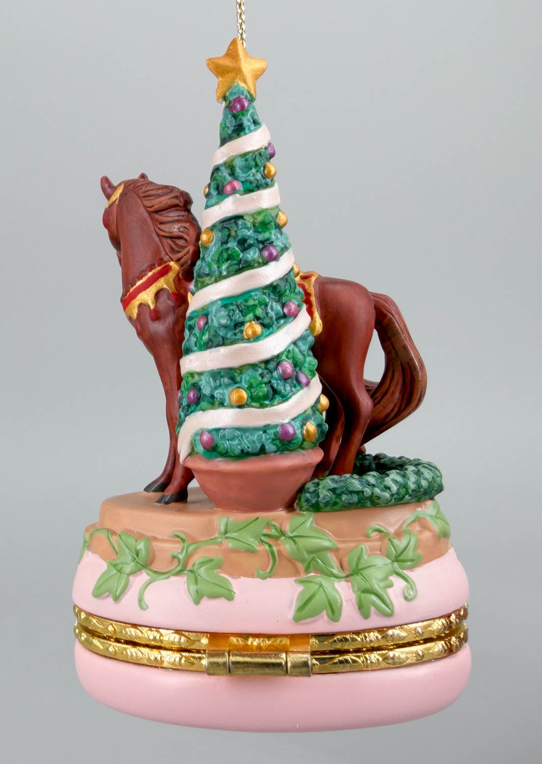 2009 Holiday Arabian Jewel Christmas Keepsake Ornament, Treasure Box - Porcelain