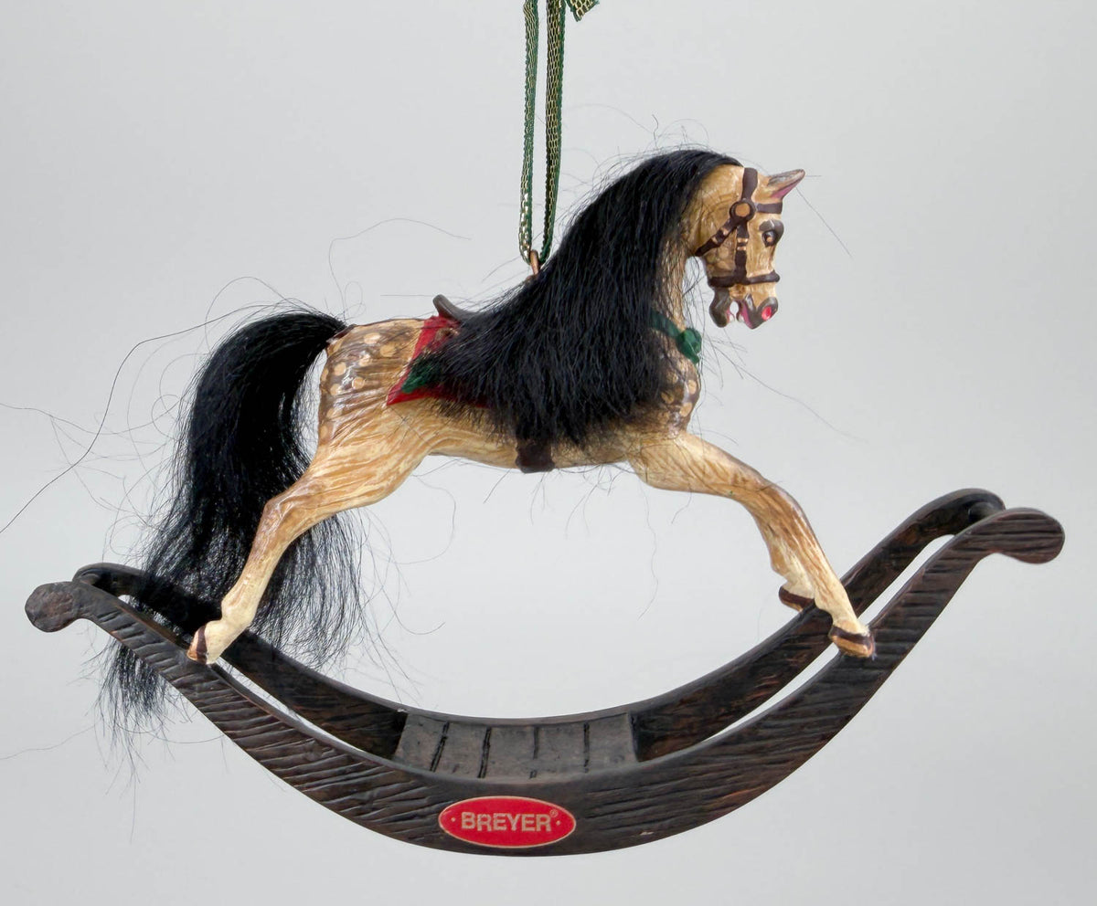 2001 Holiday Victorian Holiday Ornament, Buckskin Rocking Horse
