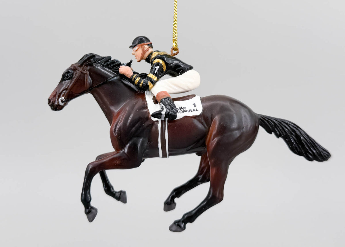 2003 Holiday Famous Racehorses Ornament ~ War Admiral