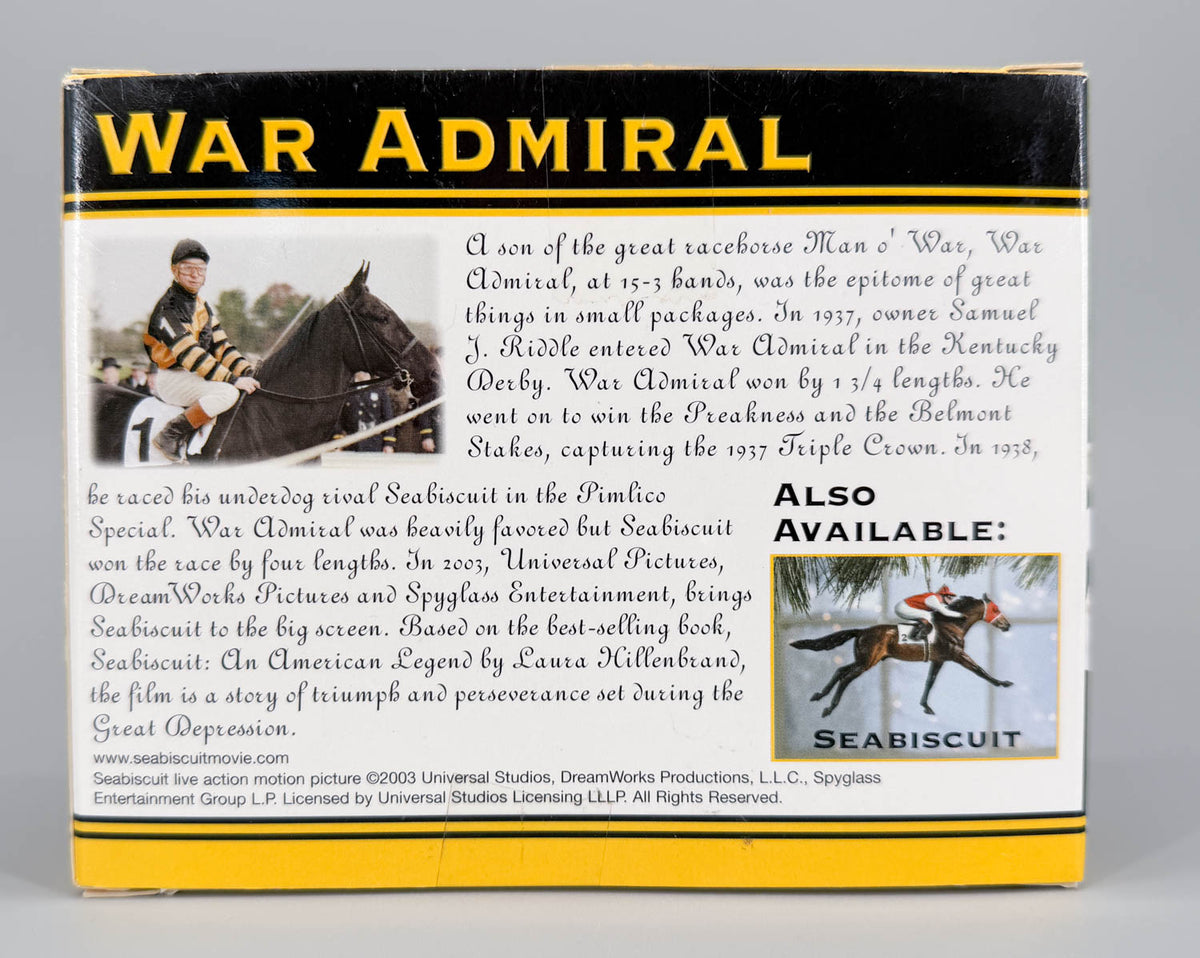 2003 Holiday Famous Racehorses Ornament ~ War Admiral