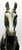 Western Horse, Black Pinto w/Snap Saddle and Reins