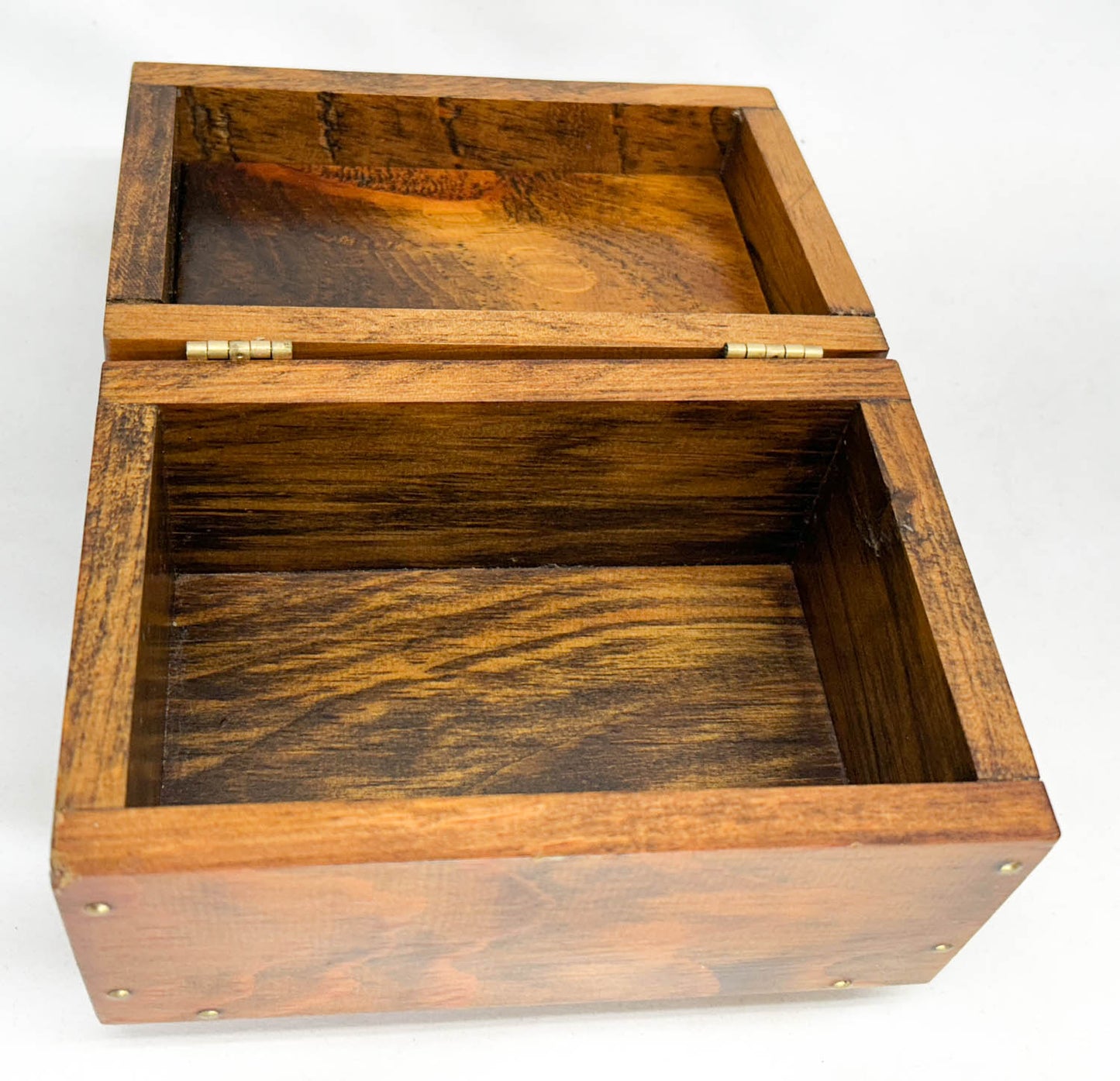 Horse Trinket/ Tack Box w/ Top Photo Showing Wixom Team in Harness