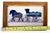 Horse Trinket/ Tack Box w/ Top Photo Showing Wixom Team in Harness