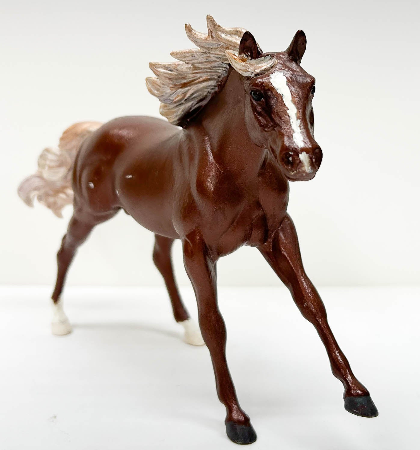 American Quarter Horse Stallion, Liver Chestnut - Body Previously Customized