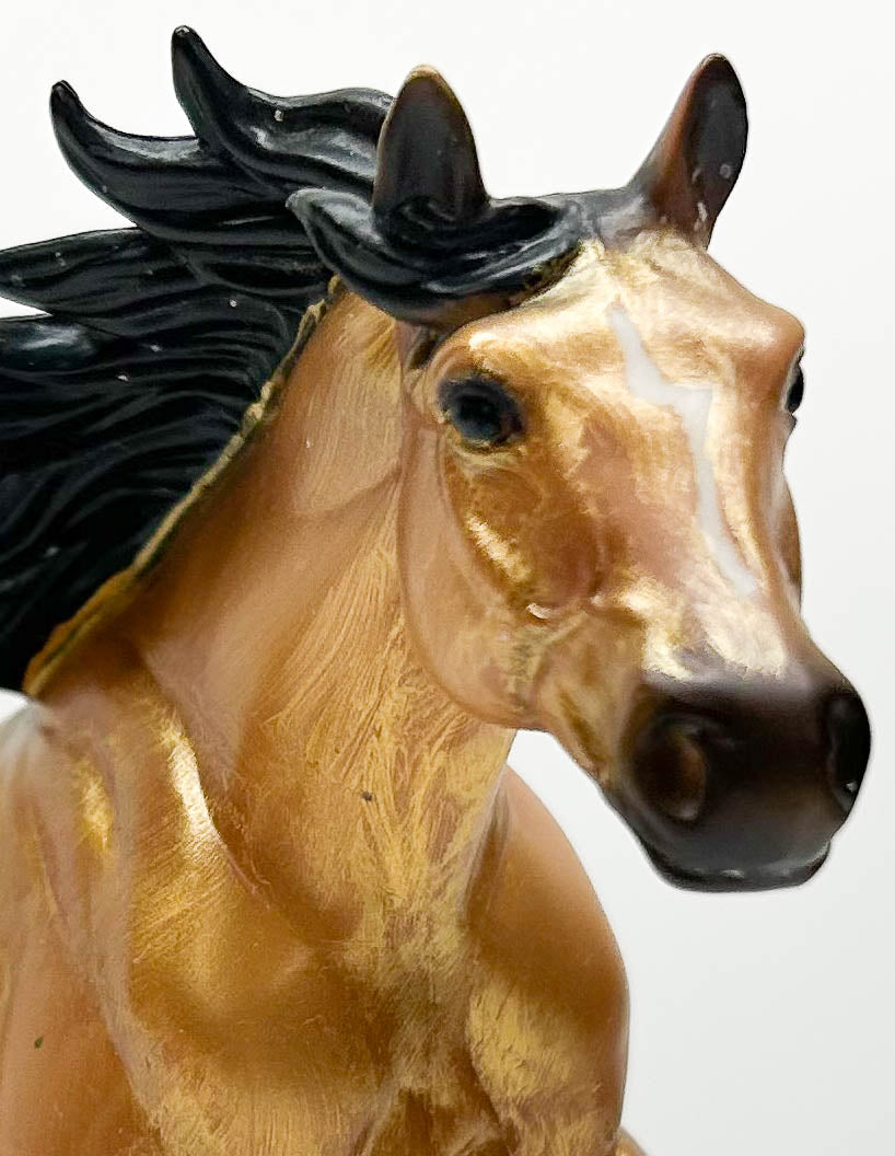 American Quarter Horse Stallion, Buckskin - Body Previously Customized