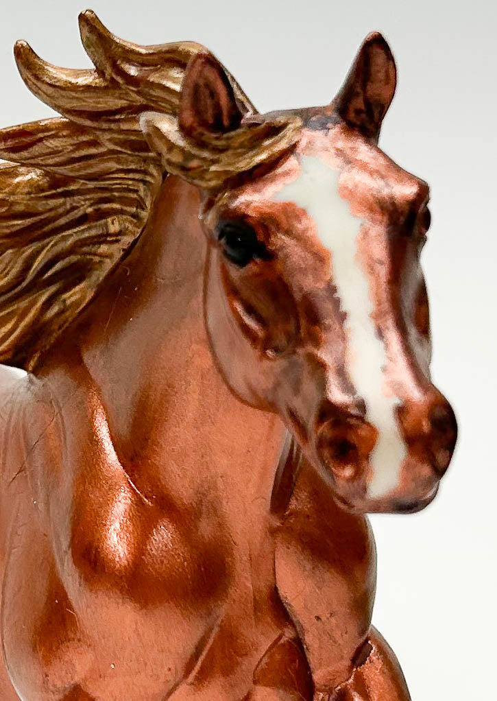 American Quarter Horse Stallion, Copper Chestnut - Body Previously Customized