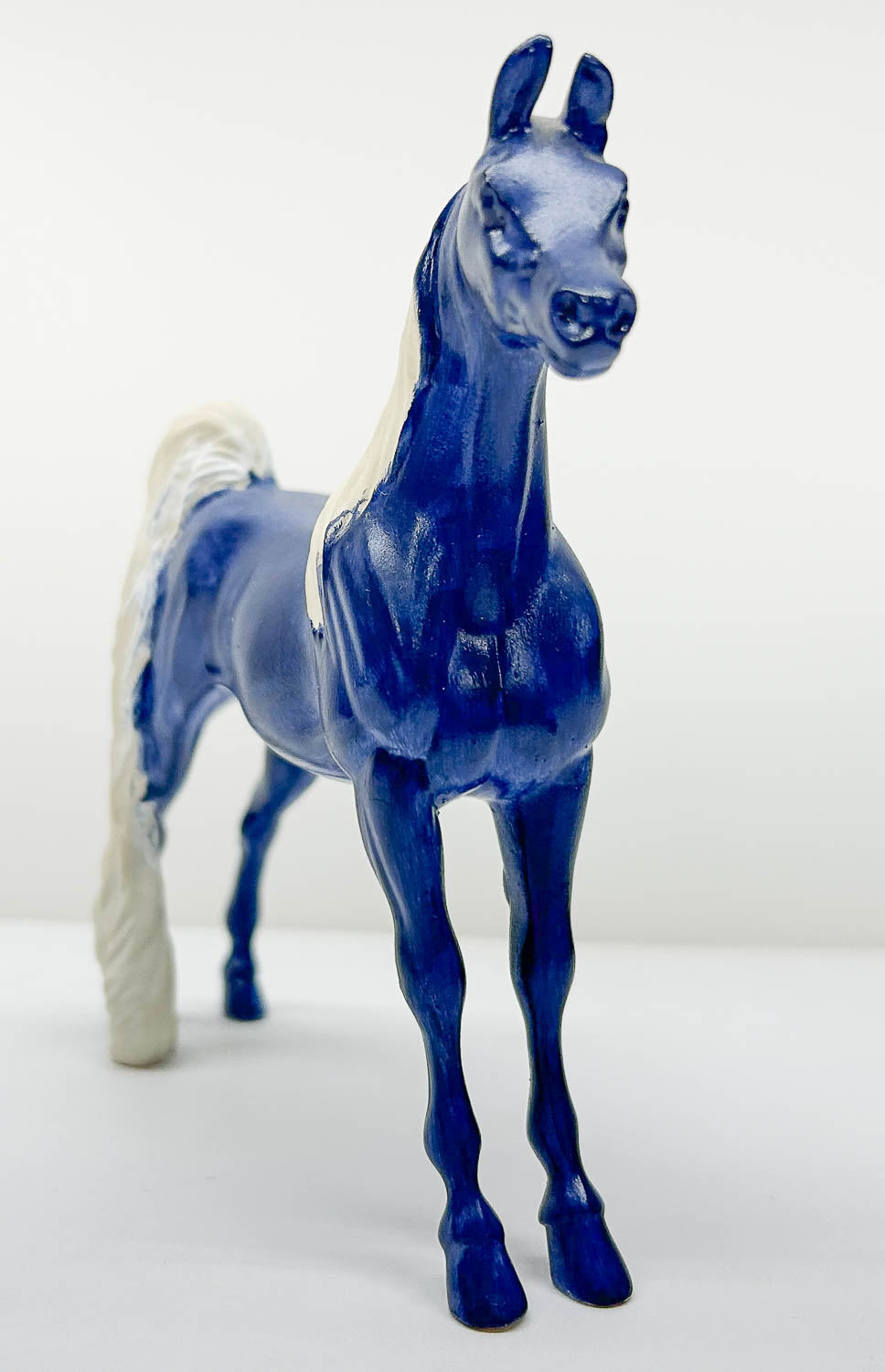 Pebbles Saddlebred - Resin?  Blue - Body, Previously Customized